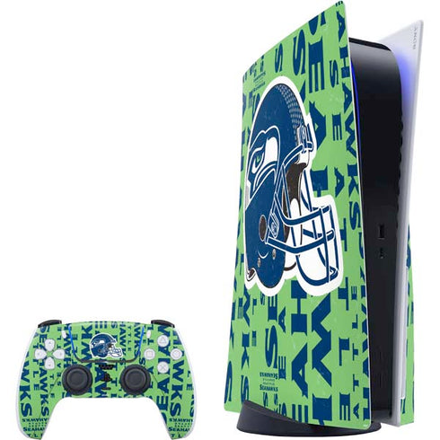 NFL Seattle Seahawks - Blast Green PlayStation PS5 Skins