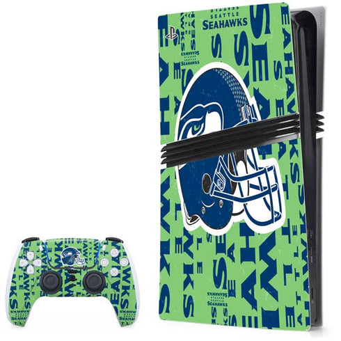 NFL Seattle Seahawks - Blast Green PS5 Pro Bundle Skin