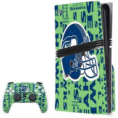 NFL Seattle Seahawks - Blast Green PlayStation PS5 Skins