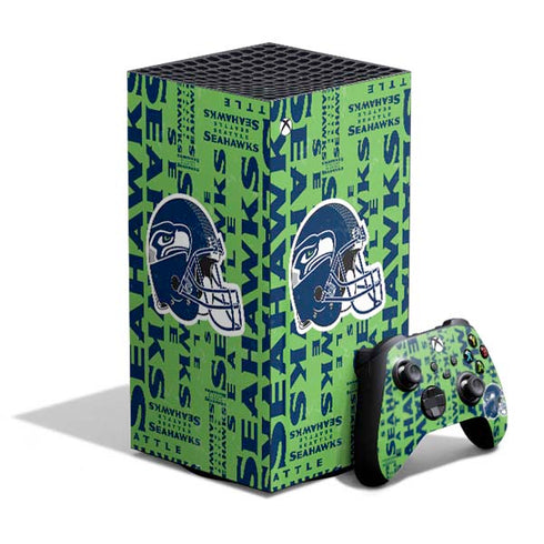 NFL Seattle Seahawks - Blast Green XBox Series X Digital Edition Bundle Skin