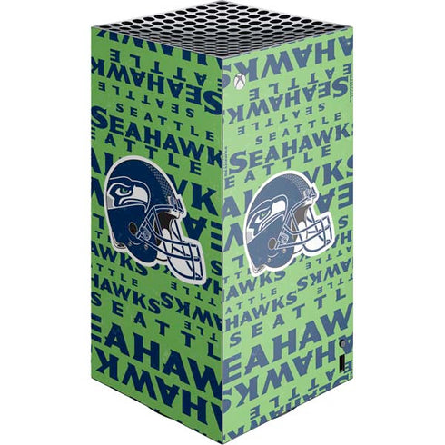 NFL Seattle Seahawks - Blast Green XBox Series X Digital Edition Console Skin