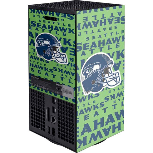 NFL Seattle Seahawks - Blast Green XBox Series X Digital Edition Console Skin