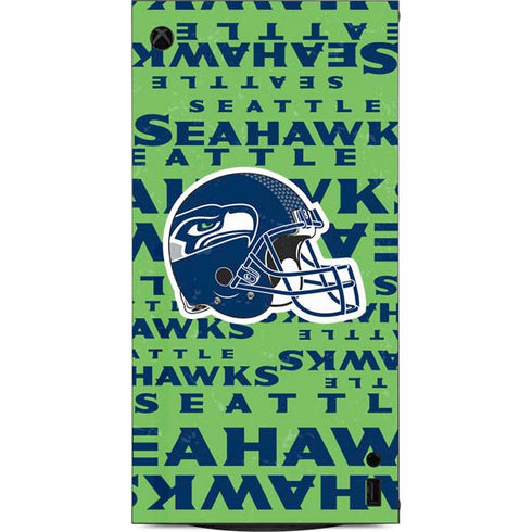 NFL Seattle Seahawks - Blast Green XBox Series X Digital Edition Console Skin