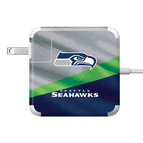 NFL Seattle Seahawks 85W Power Adapter (15 and 17 inch MacBook Pro Charger) Skin