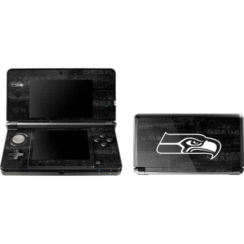 NFL Seattle Seahawks Black & White Nintendo Skins