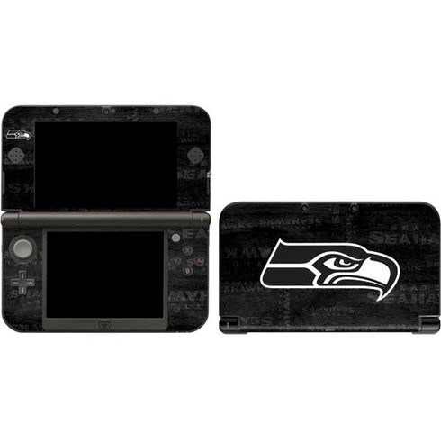 NFL Seattle Seahawks Black & White Nintendo Skins