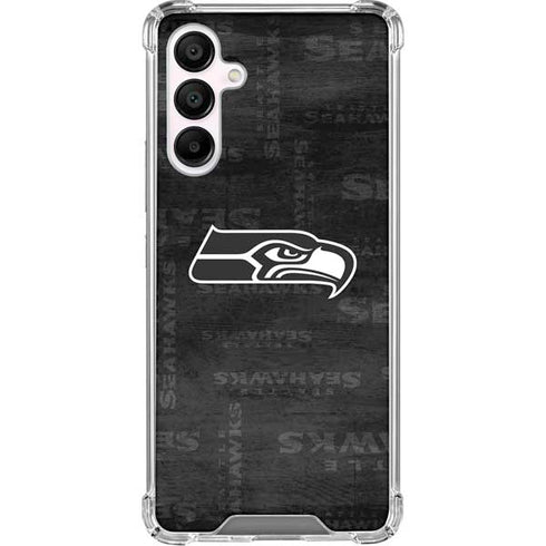 NFL Seattle Seahawks Black & White Galaxy A16 5G Clear Case