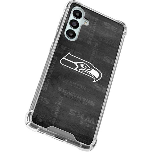 NFL Seattle Seahawks Black & White Galaxy A16 5G Clear Case