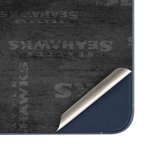 NFL Seattle Seahawks Black & White Galaxy A35 5G Skin