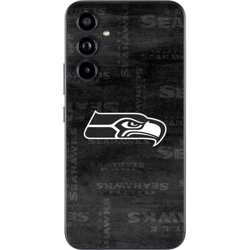 NFL Seattle Seahawks Black & White Galaxy A54 5G Skin