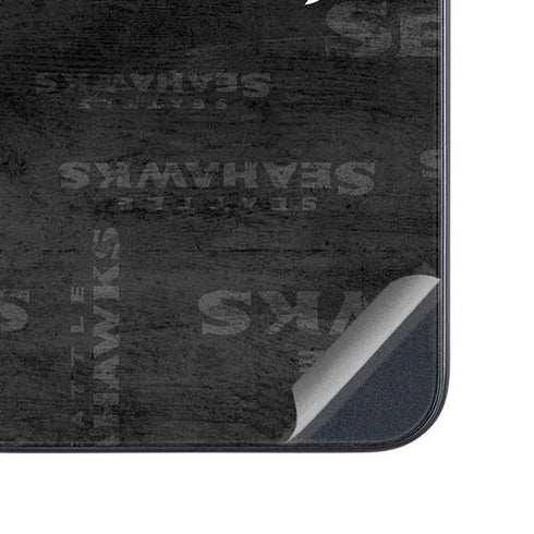NFL Seattle Seahawks Black & White Galaxy A54 5G Skin