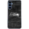 NFL Seattle Seahawks Black & White Galaxy A55 5G Clear Case