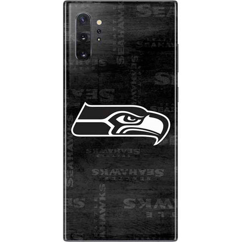 NFL Seattle Seahawks Black & White Galaxy Note 10 Plus Skin