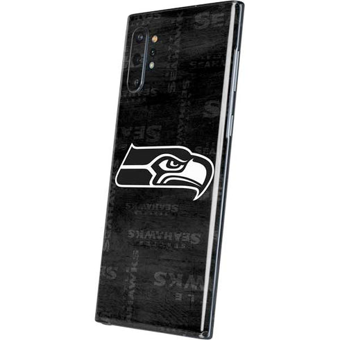 NFL Seattle Seahawks Black & White Galaxy Note 10 Plus Skin