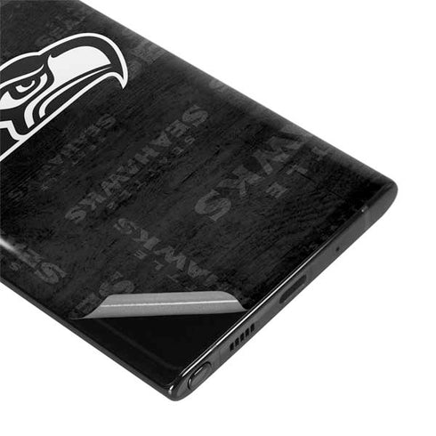 NFL Seattle Seahawks Black & White Galaxy Note 10 Skin