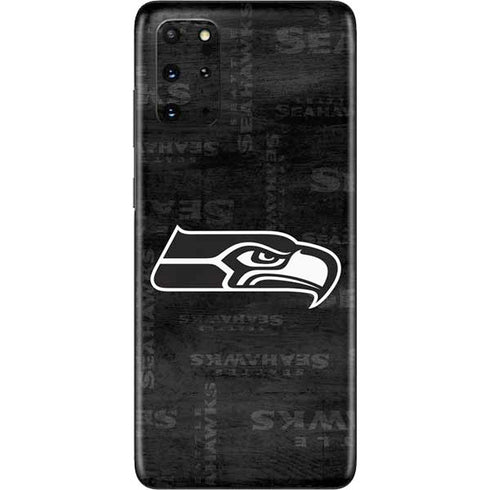 NFL Seattle Seahawks Black & White Galaxy S20 Plus Skin
