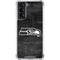NFL Seattle Seahawks Black & White Galaxy S22 Clear Case