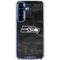 NFL Seattle Seahawks Black & White Galaxy S25 Clear Case