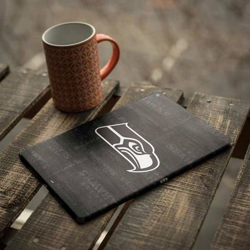 NFL Seattle Seahawks Black & White iPad Skins