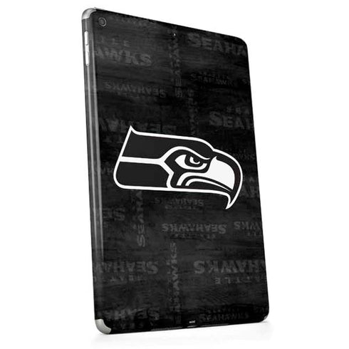 NFL Seattle Seahawks Black & White Apple iPad Skin