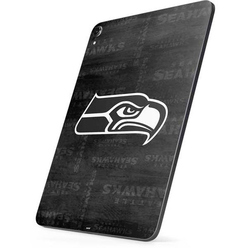 NFL Seattle Seahawks Black & White Apple iPad Pro Skin