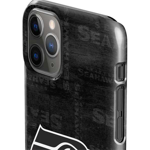 NFL Seattle Seahawks Black & White iPhone 11 Pro Lite Case