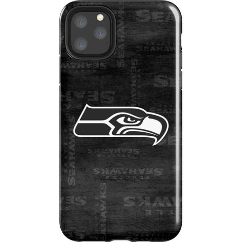 NFL Seattle Seahawks Black & White iPhone 11 Pro Max Impact Case