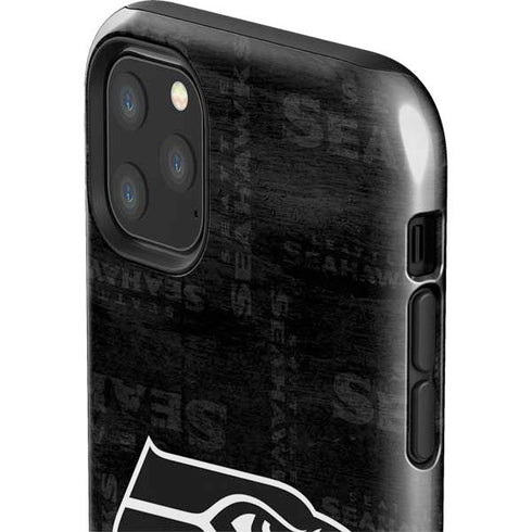 NFL Seattle Seahawks Black & White iPhone 11 Pro Max Impact Case