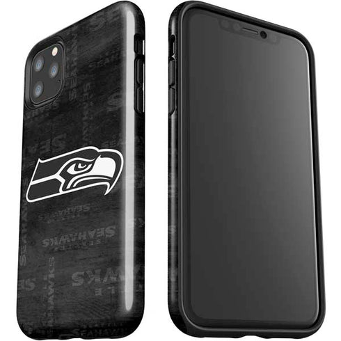 NFL Seattle Seahawks Black & White iPhone 11 Pro Max Impact Case