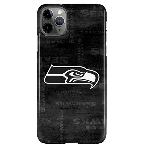 NFL Seattle Seahawks Black & White iPhone 11 Pro Max Lite Case