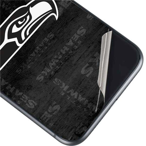 NFL Seattle Seahawks Black & White iPhone 11 Skin