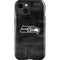 NFL Seattle Seahawks Black & White iPhone 15 Impact Case