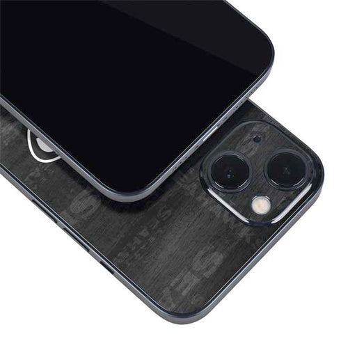 NFL Seattle Seahawks Black & White iPhone 15 Skin