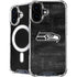 NFL Seattle Seahawks Black & White iPhone 16 MagSafe Case