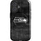NFL Seattle Seahawks Black & White iPhone 16 Magsafe Impact Case