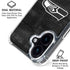NFL Seattle Seahawks Black & White iPhone 16 Plus Clear Case