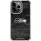 NFL Seattle Seahawks Black & White iPhone 16 Pro Max Clear Case