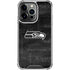 NFL Seattle Seahawks Black & White iPhone 16 Pro Max Clear Case