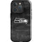 NFL Seattle Seahawks Black & White iPhone 16 Pro Max Impact Case