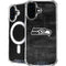 NFL Seattle Seahawks Black & White iPhone 17 MagSafe Case