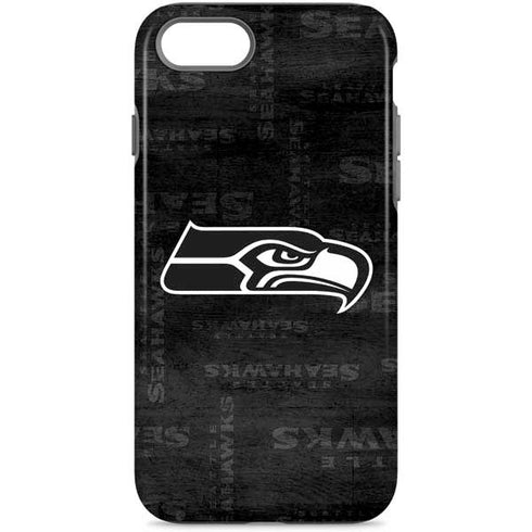NFL Seattle Seahawks Black & White iPhone 7 Pro Case