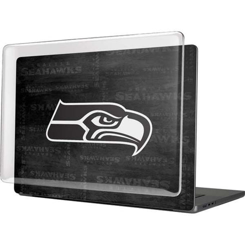NFL Seattle Seahawks Black & White MacBook Cases
