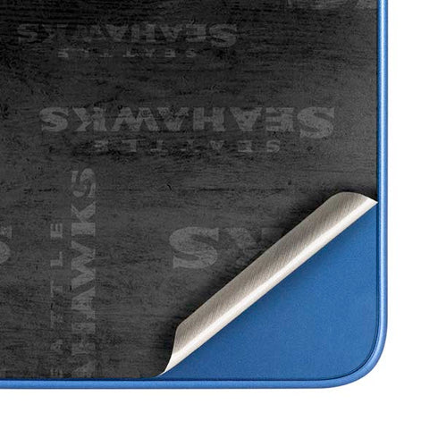 NFL Seattle Seahawks Black & White Moto G Play 4G (2024) Skin