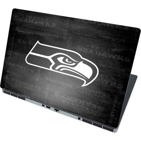 NFL Seattle Seahawks Black & White Dell Precision Skin
