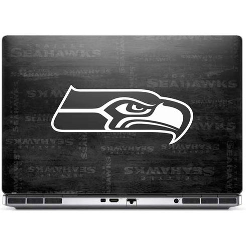 NFL Seattle Seahawks Black & White Dell Precision Skin