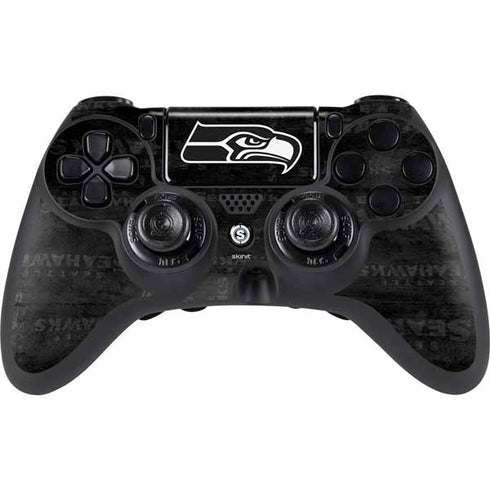 NFL Seattle Seahawks Black & White PlayStation PS4 Skins