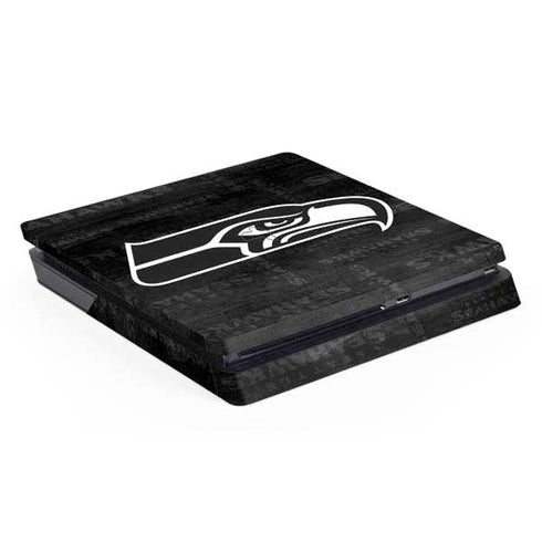 NFL Seattle Seahawks Black & White PlayStation PS4 Skins