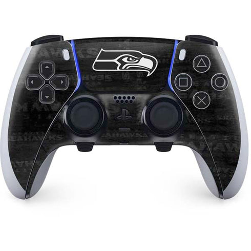 NFL Seattle Seahawks Black & White PlayStation PS5 Skins