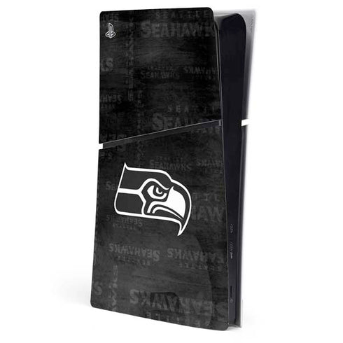 NFL Seattle Seahawks Black & White PlayStation PS5 Skins