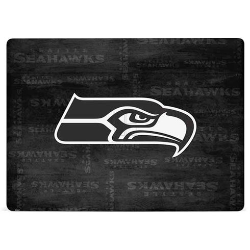NFL Seattle Seahawks Black & White Surface Laptop 3 13.5in Skin